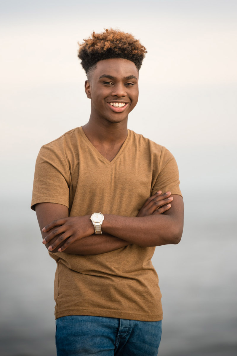 Personal branding photography: a young man with crossed arms
