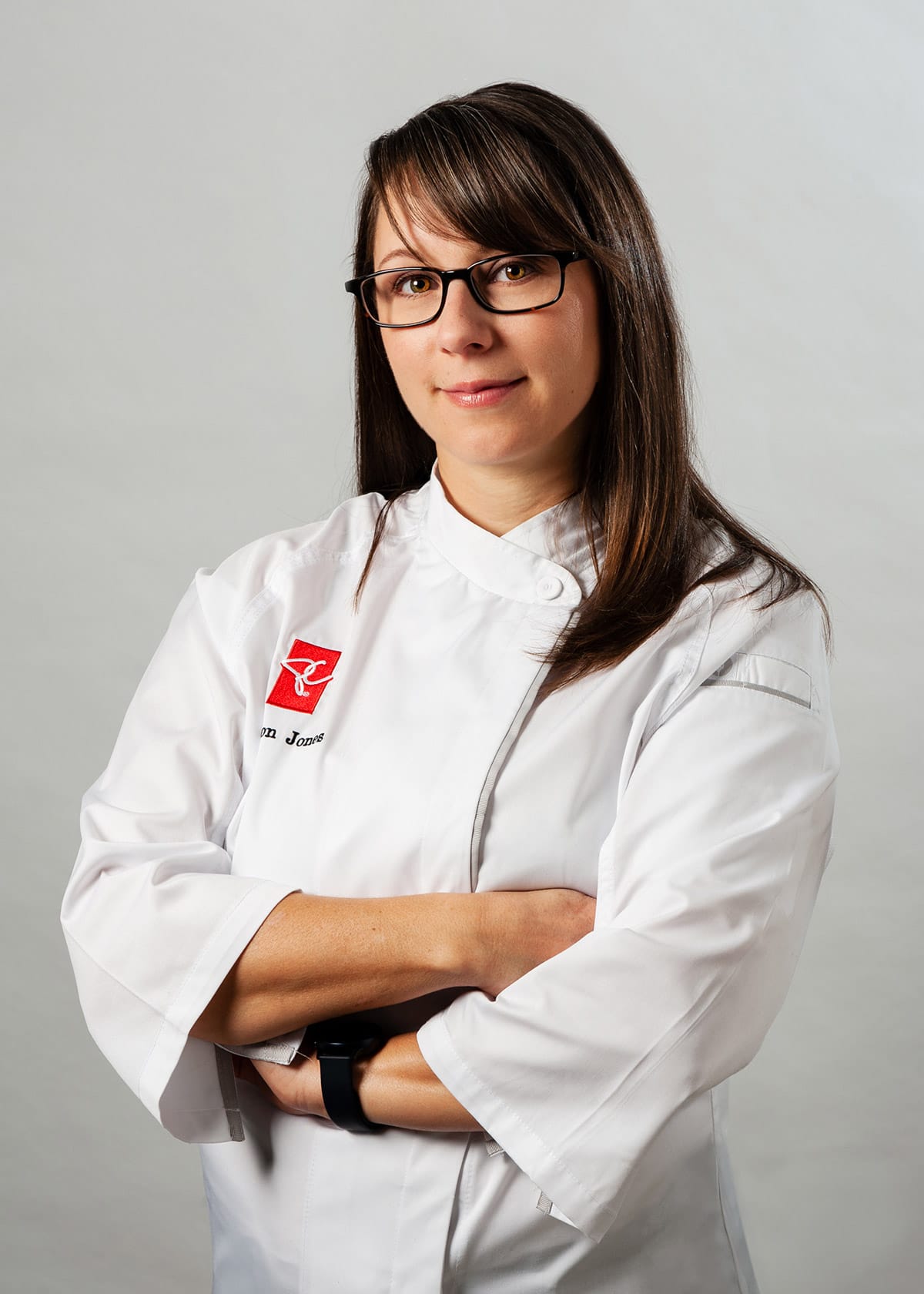 Corporate and professional headshot of a female chef