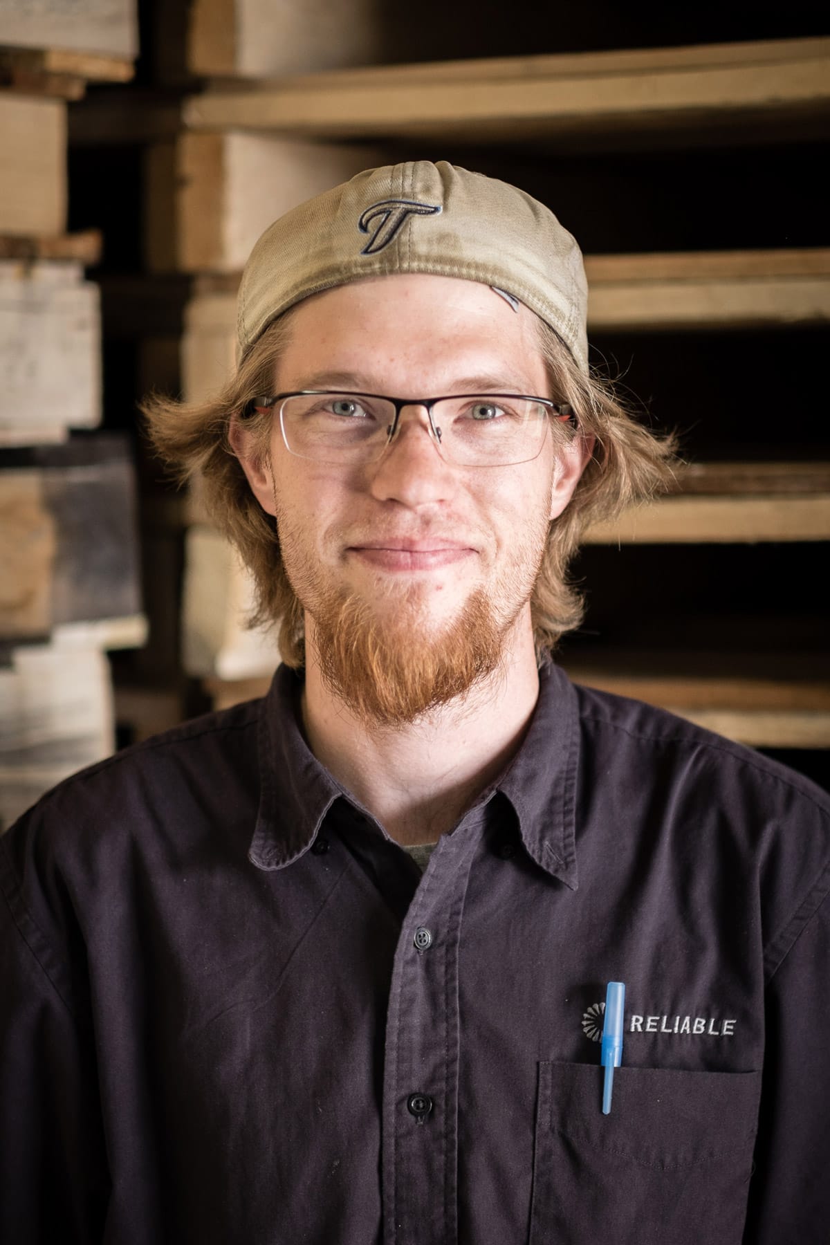 Corporate and professional headshot of a young man