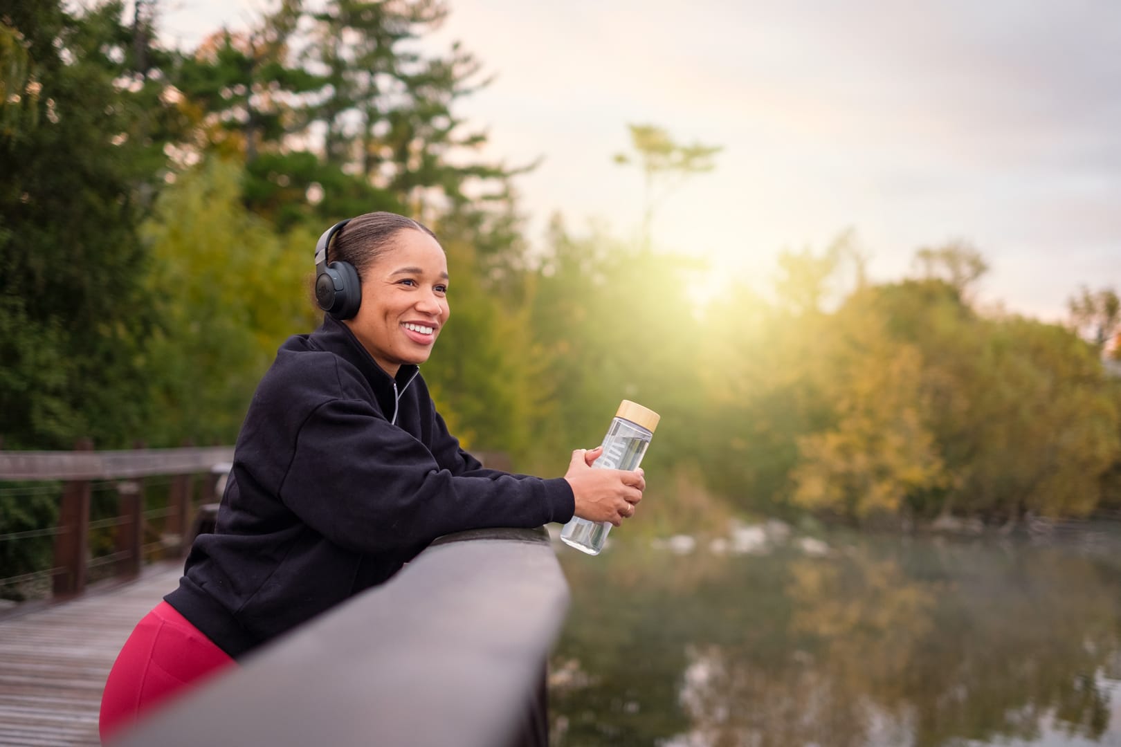 Chloe enjoying the view.